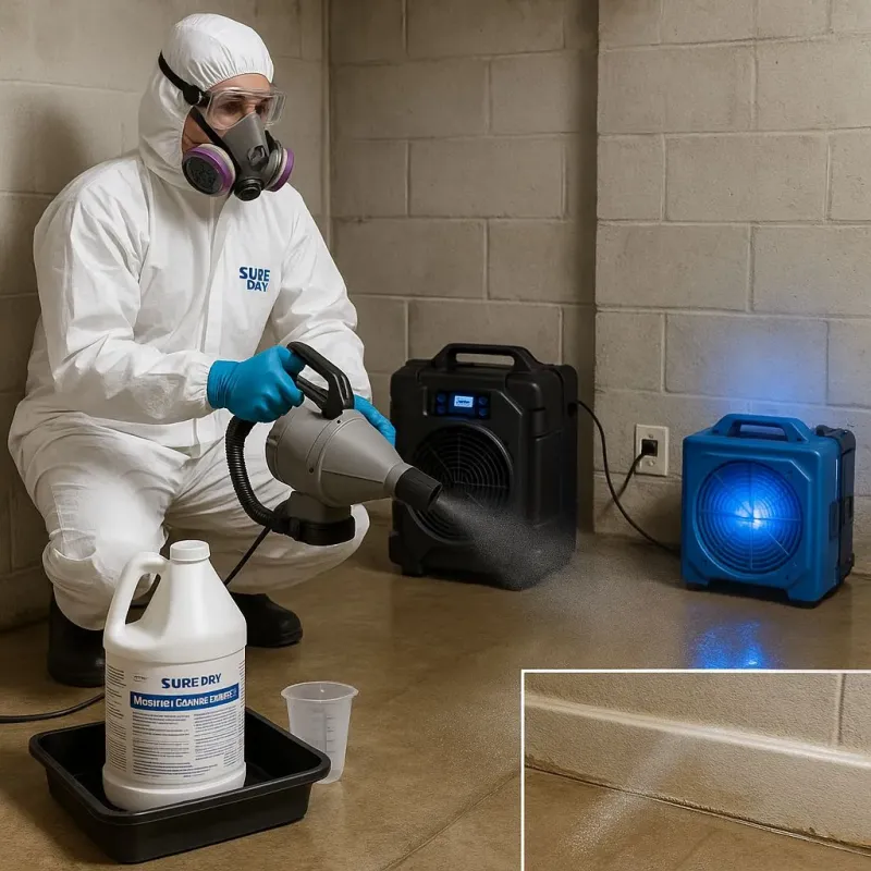 Sanitization and Odor Removal process in Grafton, NH